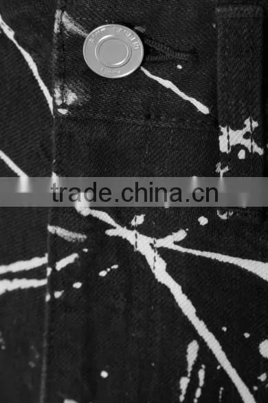 2016 Wholesale Sexy Hot Summer Short Printed Denim Shorts For Women