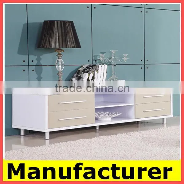 popular New Modern wooden LCD TV stand and TV cabinet