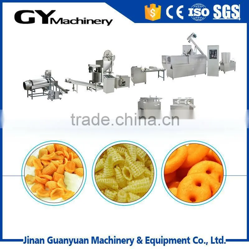 Fully automatic rice crust snack production line/snack machine