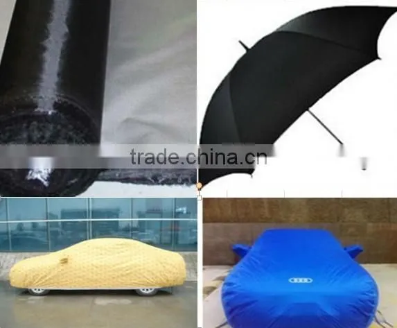 Factory direct salescheap china wholesale taffeta waterproof silver coated fabric for Awning, shoes, tent, umbrella, car cover