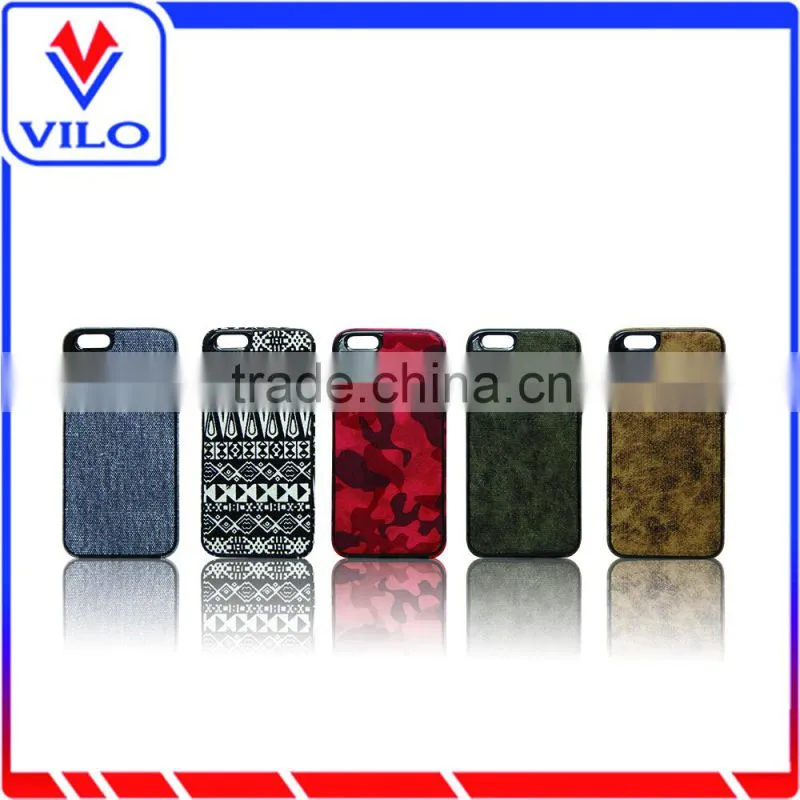 canvas Mobile Phone Hard Case for iPhone 6 Cases 2015 New Arrival
