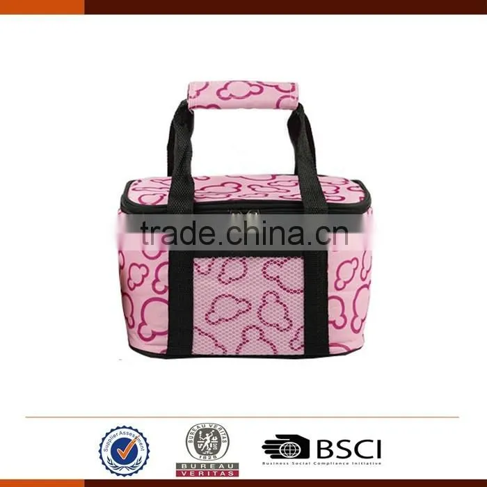 Foldable 600D Cooler Tote Bag for Cans