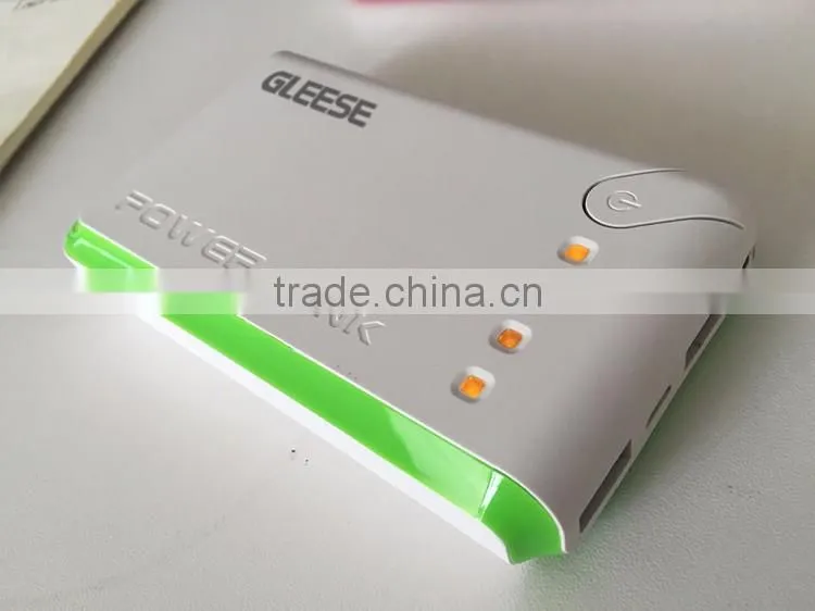 New 2016 Wholesale High Quality USB Smart Power Bank rechargeable battery for portable charger mobile power 6600mAh