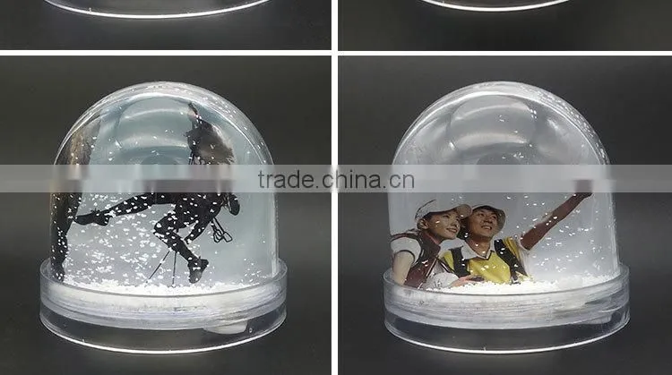 Acrylic Photo Frame Snow Globe