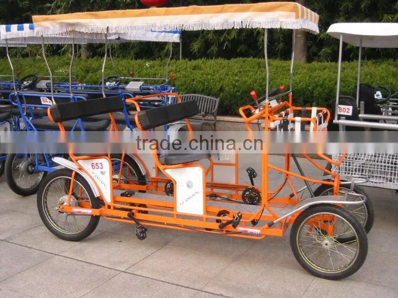 BLUE SURREY BIKE QUAD-CYCLE