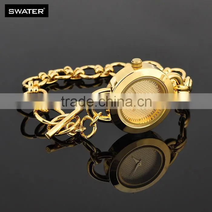Promotional Items 2016 Stainless Steel Gold Watch Accessories