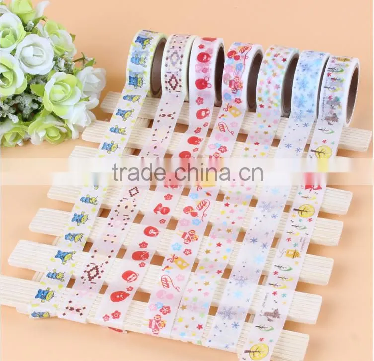 Custom adhesive Japanese adhesive masking tape washi tape