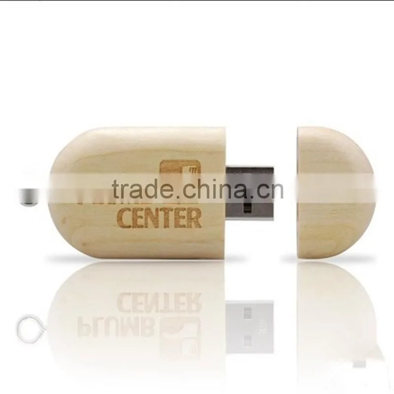 8GB-16GB Capacity and Rectangle,Stick Style laser engraving logo 1gb flash drive wooden usb 2.0 custom flash stick