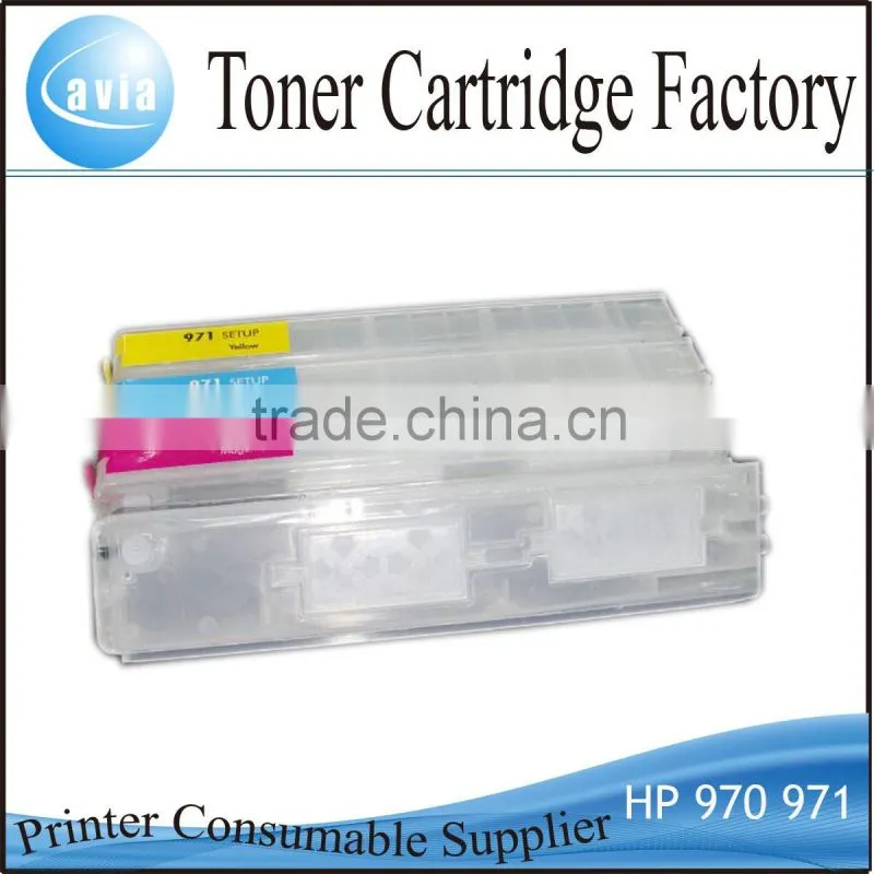 New models!High quality refillable ink cartridge for HP970BK for HP971CMY