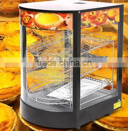 pizza warm display .electric egg tart warmer showcase for sale
