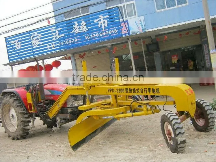 drawn grader road scraper blade machine