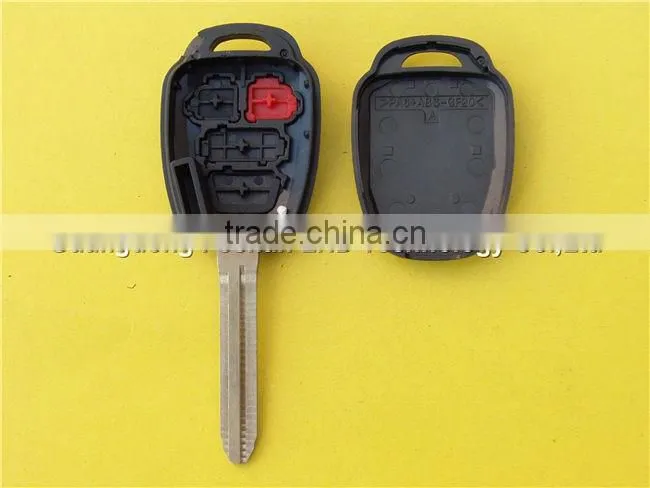 New 3+1buttons remote car key fob control for Toyota Prius key shell