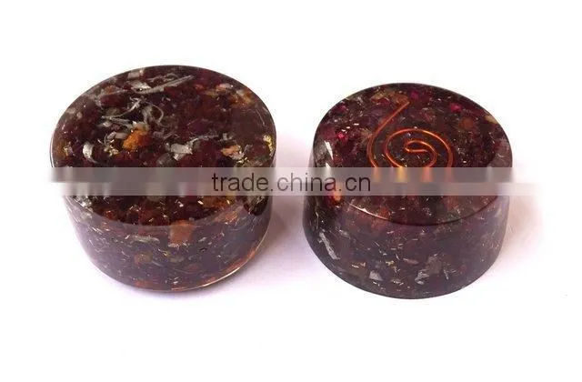 Garnet Orgonite Tower Buster : Energetic Space Protectors
