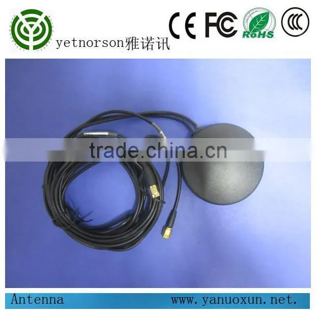 2015 hot sale gps gsm combo antenna with SMA male connector