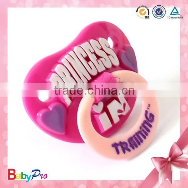 Babypro PN10 China Supplier BSCI Factory Pink Color Silicone Baby Soother For Infant Mouth