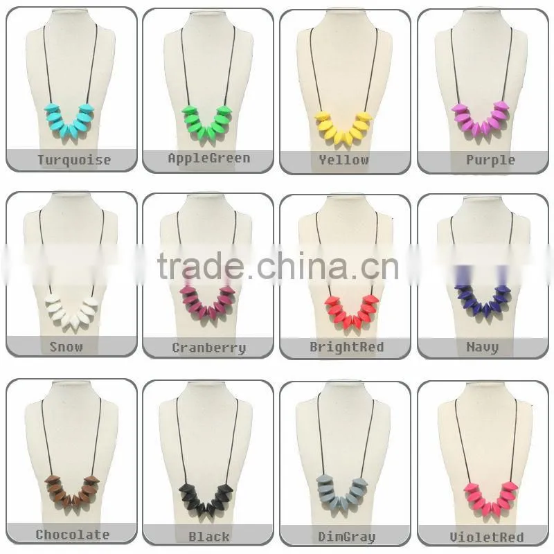 Silicone Teething Beads DIY Jewelry for Mother Jewelry Baby Chewing Necklaces