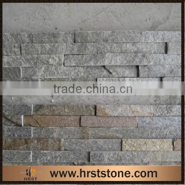 multi color slate culture stone cladding wall