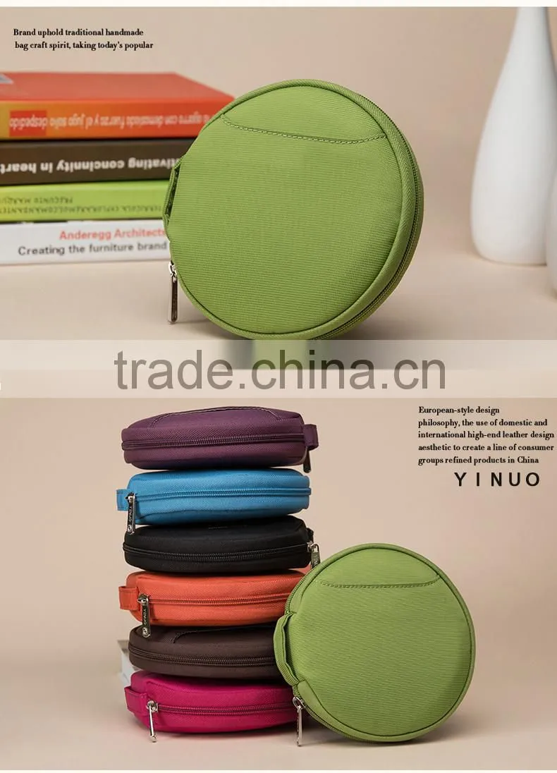 Waterproof anti-scratch professional logo printed nylon cd case