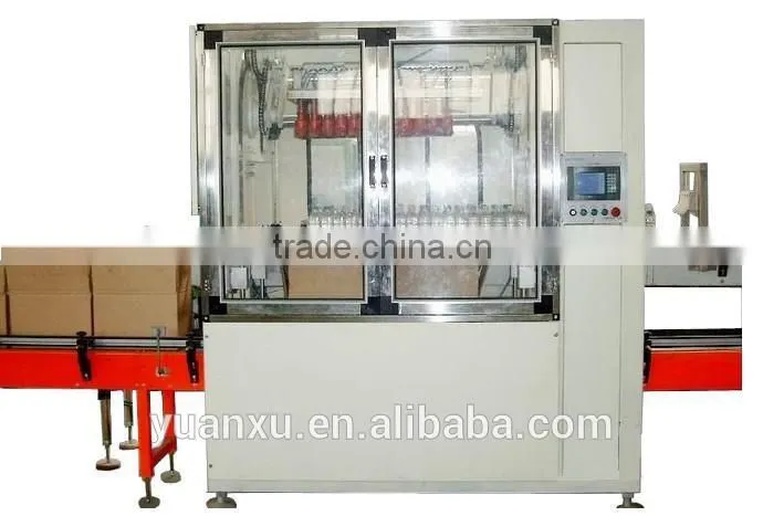 YK-ZX05 Full-automatical drop type case packer for beverage and mineral water bottle