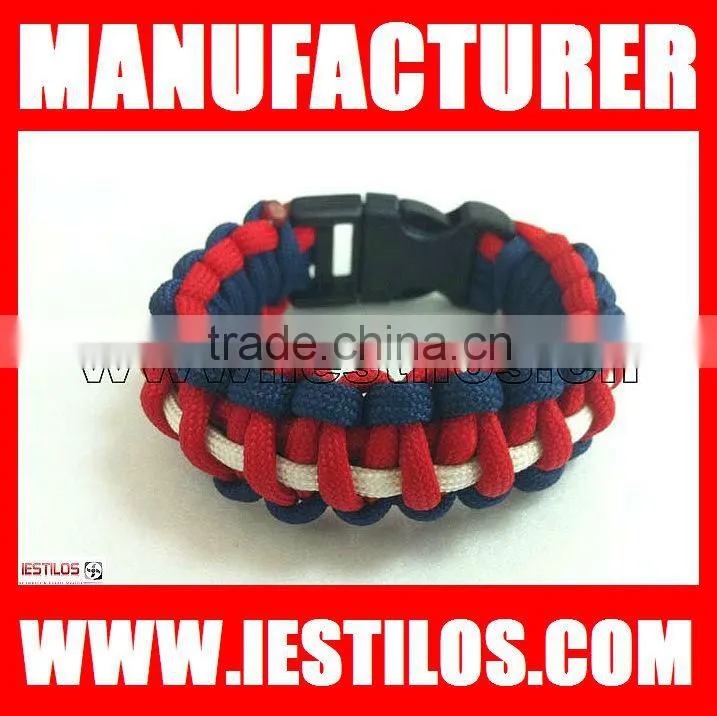 high quality wholesale color paracord survival bracelet on alibaba
