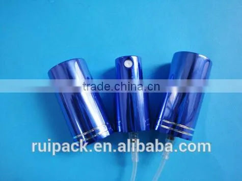 15mm aluminum perfume sprayer, aluminum mist sprayer with metal hood