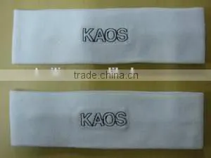 cotton stretch embroidery sports wristband,mens sports wristbands