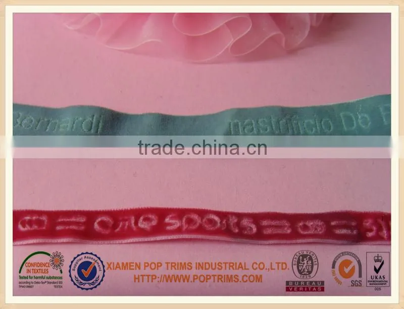 Cheap Nylon double face velvet ribbon