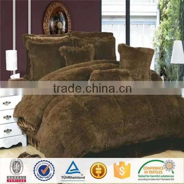2015 Made in china 100 polyester PV long plush fur fabric for toy