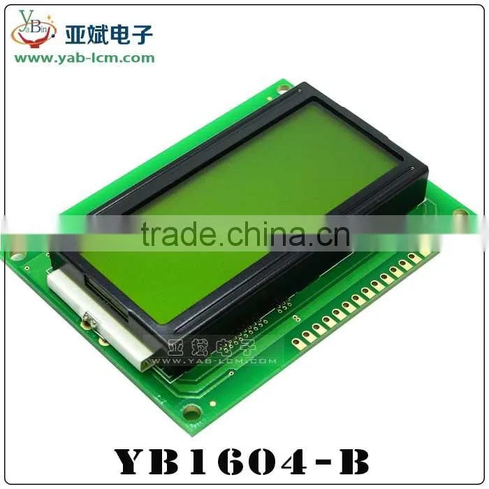 lcd display 16x4, programmable lcd display with 4 lines characters, lcd 1604 16X4 Display blue yellow