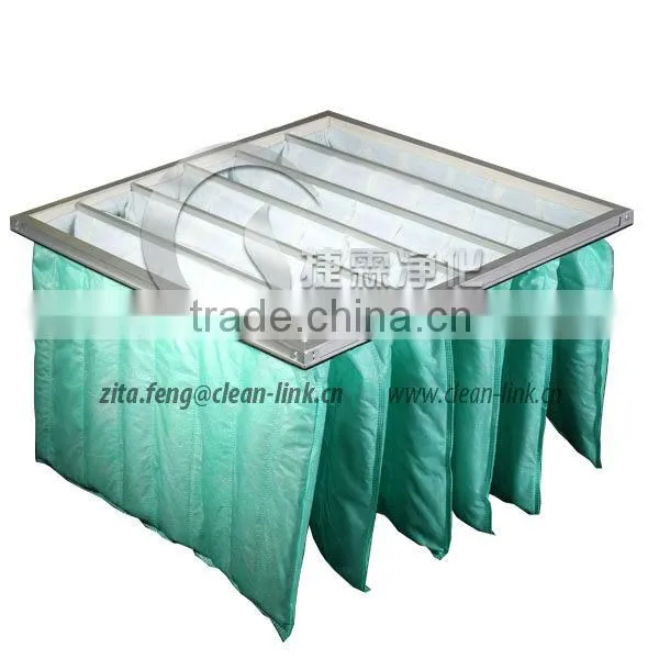 Metal Frame 6 Pockets Bag Filter