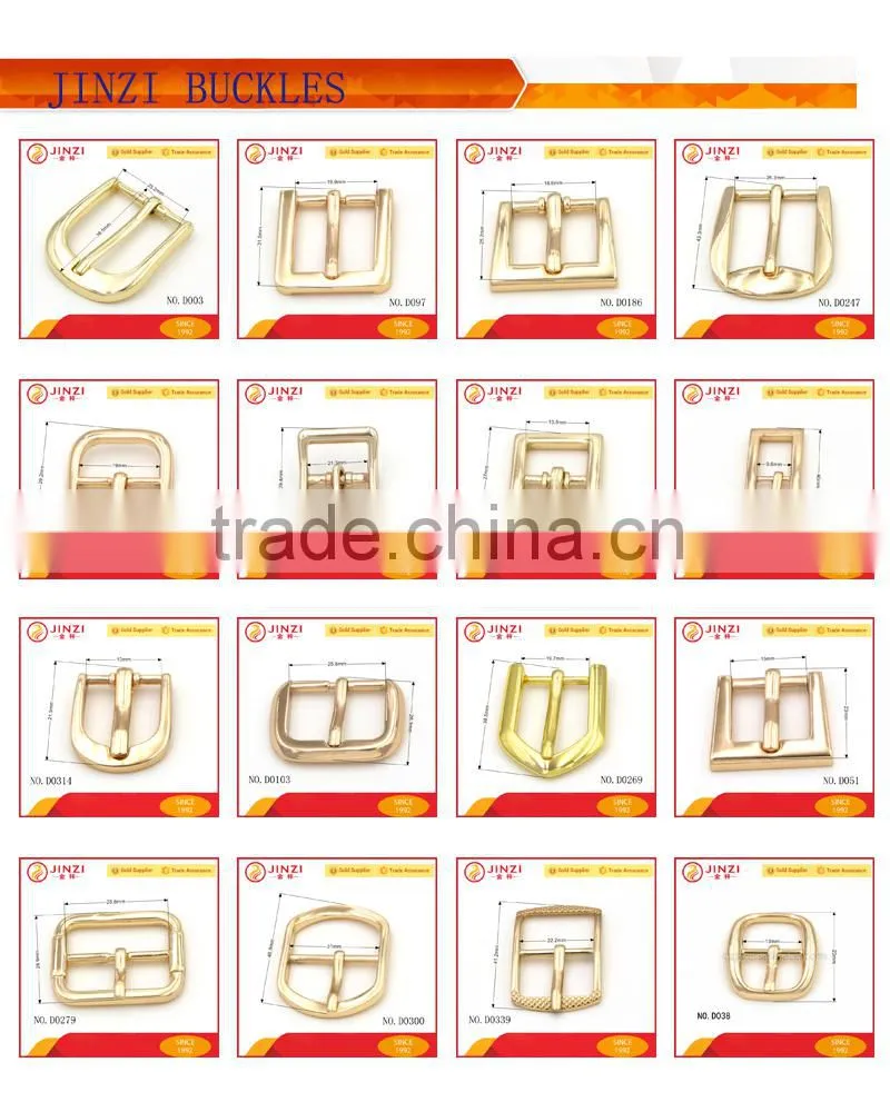 High quality customized men's strap metal pin belt buckle