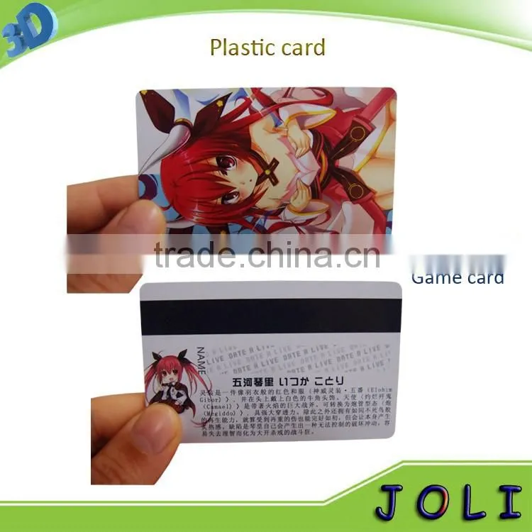 CMYK printing plastic pvc guarantee card