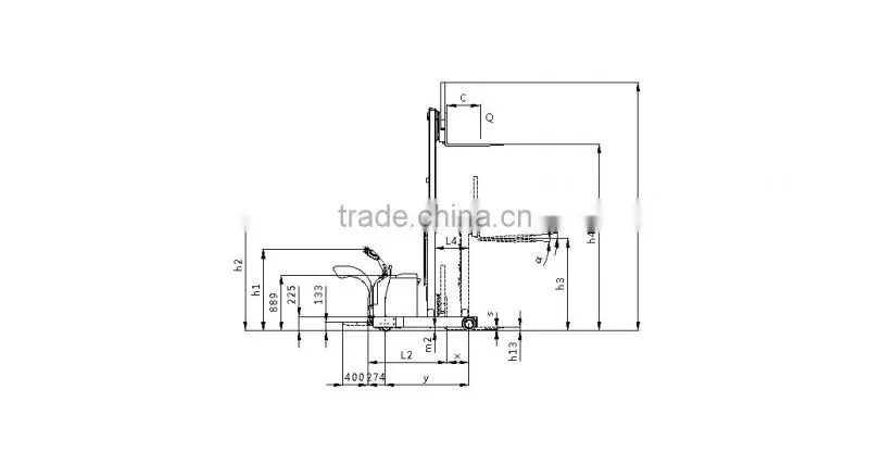 1.3TON Electric Reach Stacker