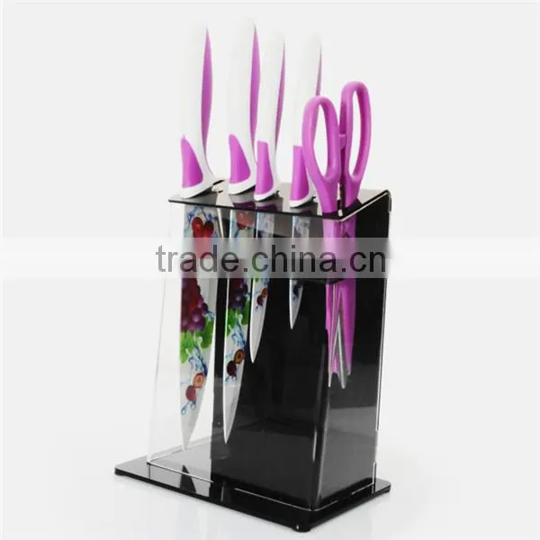 Promotional cheap price printed color 420 stainless steel knife