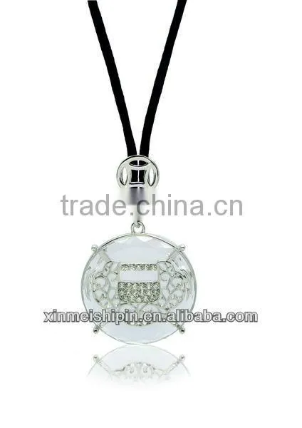 18K Gold Plating necklace & crystal Cat-eyes stone China jewelry LN058-2