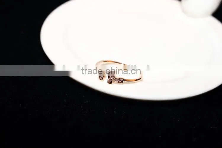 purple crystal ring diamond napkin ring, crystal stone rings