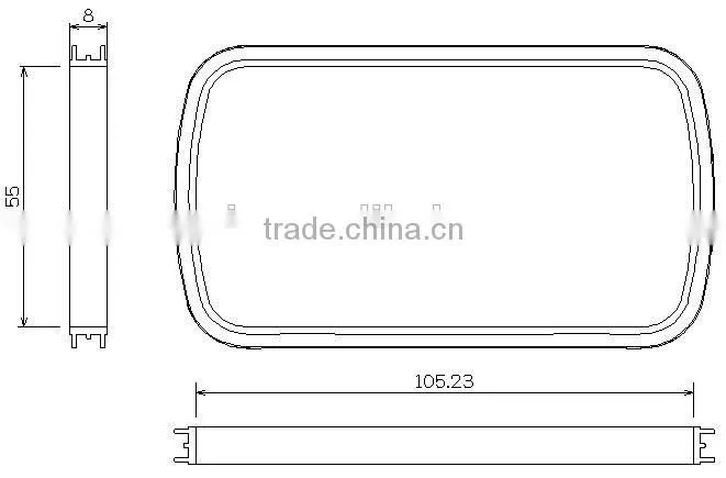 Silicone White Rubber gasket Seal for pars front frog lamp