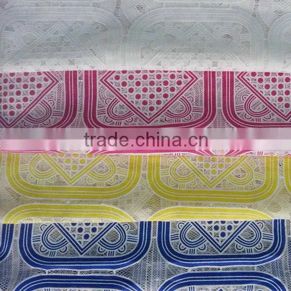 (YH006#)guipure lace swiss french cord lace fabric