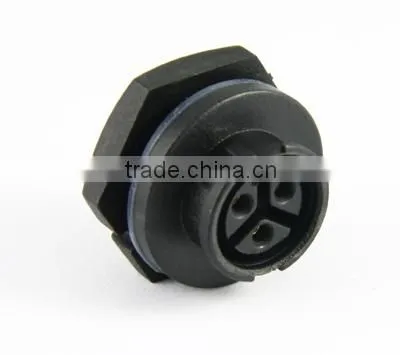 Standard 3 pin solar panel, Chogori high quality rear panel mount watertight connector
