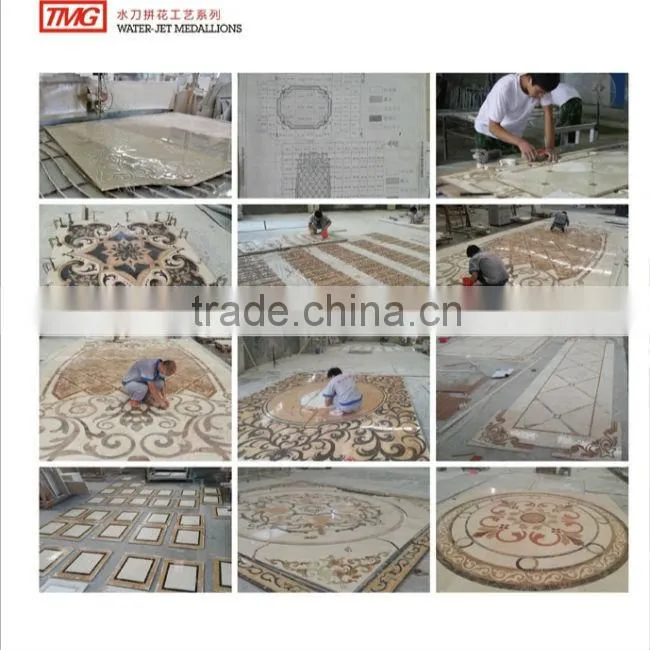 Beautiful marble flooring border designs