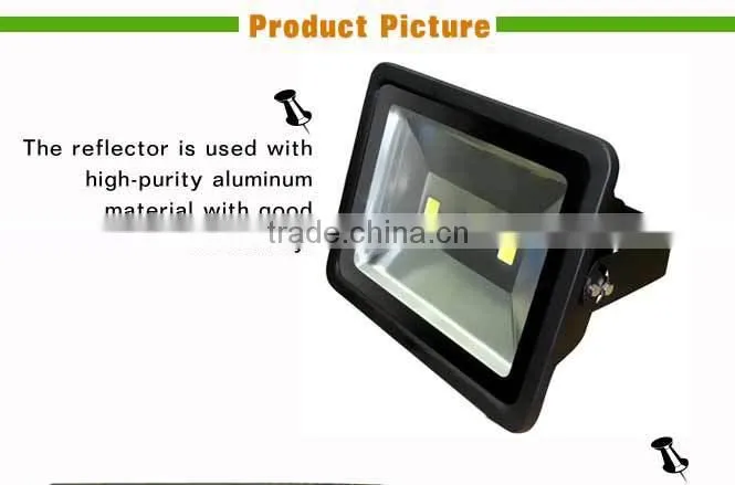 Shenzhen factory 150W LED Flood light IR Remote Control led front door light IP65 flood light