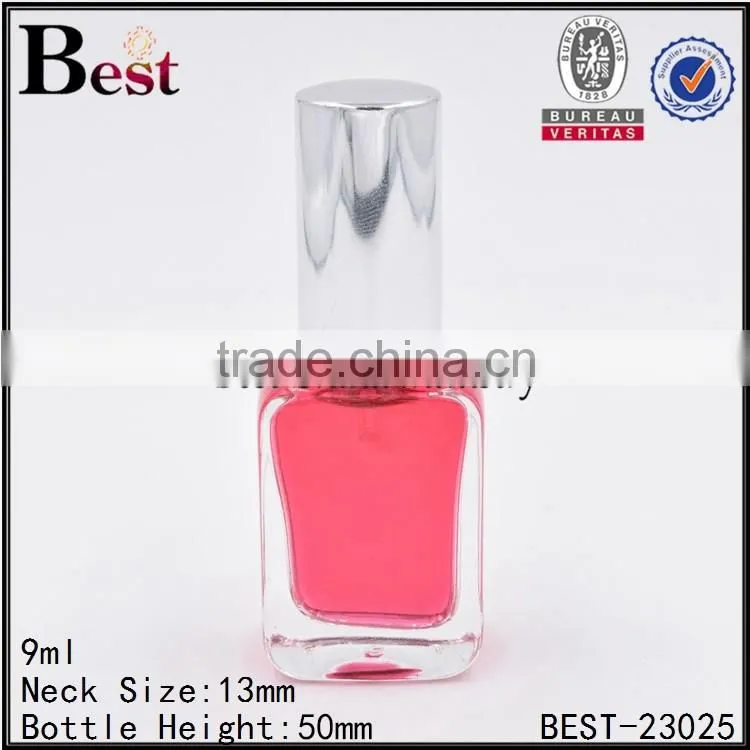9ml clear glass bottle spray glass bottle square glass bottle