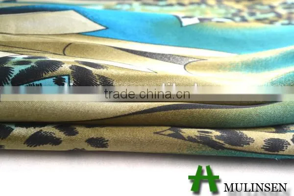 Mulinsen 2015 printed flower twist 100 polyest fabric manufacturer