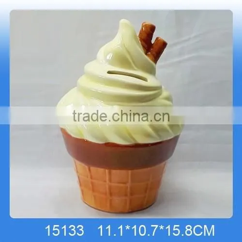 Wholesale simple ceramic cash box,ceramic piggy box,ceramic money box,ceramic coin box