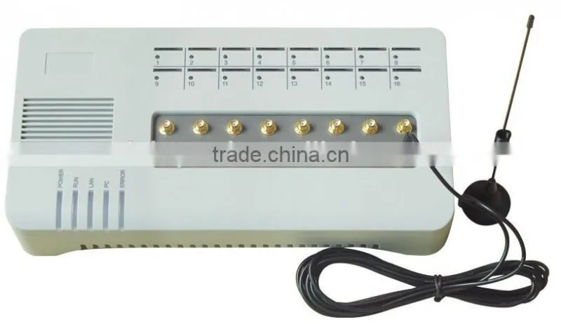 Perfect 16 ports gsm gateway GOIP GOIP-16 for SIM bank, Remote SIM Card Emulator