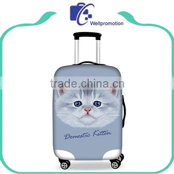 Durable Elastic Custom Spandex Suitcase Luggage Cover