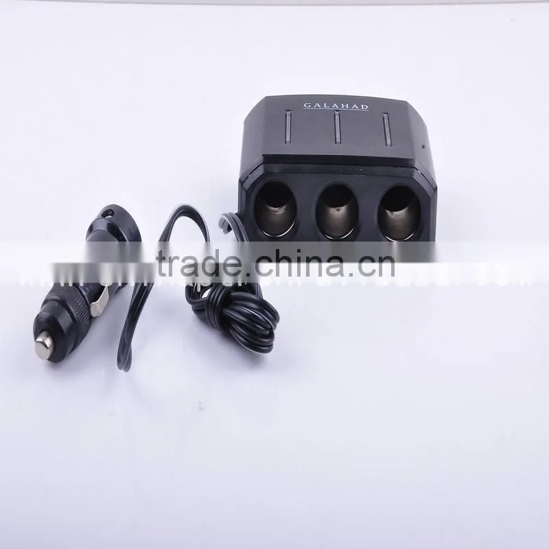 Three Outlets Toggle Switch Car Cigarette Socket