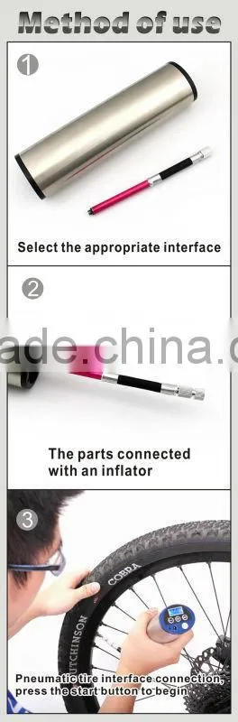 Most Popular! 2016 best products emergency tools air compressor tyre inflator with portable function for cars