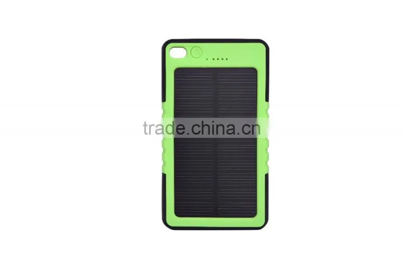 solar power bank led waterproof 4000mah