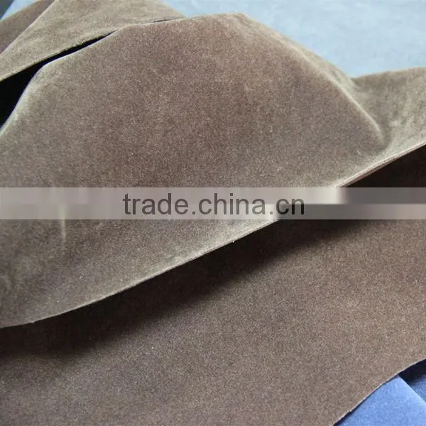 PU leather artificial suede material for shoes upper, handbag usage